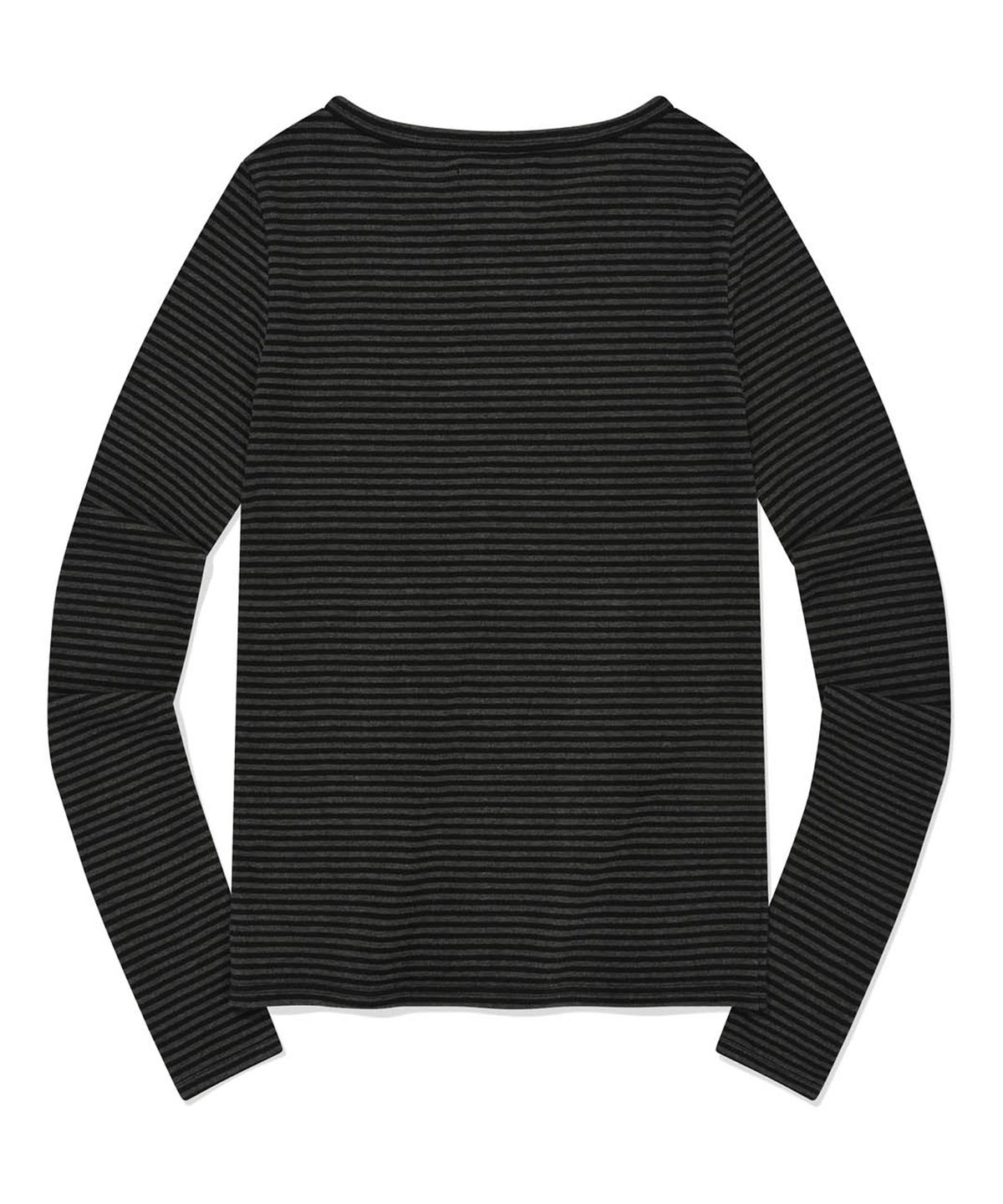 리트리버클럽(RETRIEVER CLUB) PATTERN HENLEY NECK [BLACK]