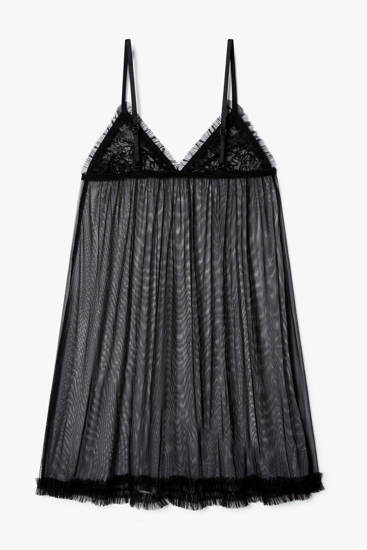 엠포리오 아르마니 언더웨어(EMPORIO ARMANI UNDERWEAR) 여성 시퀸 자카드 슬립 티팬티 세트_블랙 0825318504
