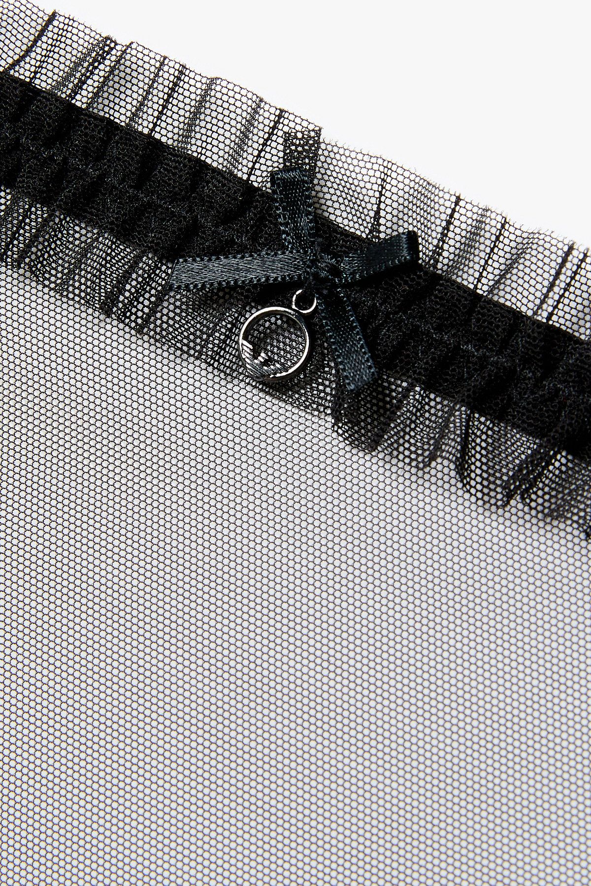 엠포리오 아르마니 언더웨어(EMPORIO ARMANI UNDERWEAR) 여성 시퀸 자카드 슬립 티팬티 세트_블랙 0825318504