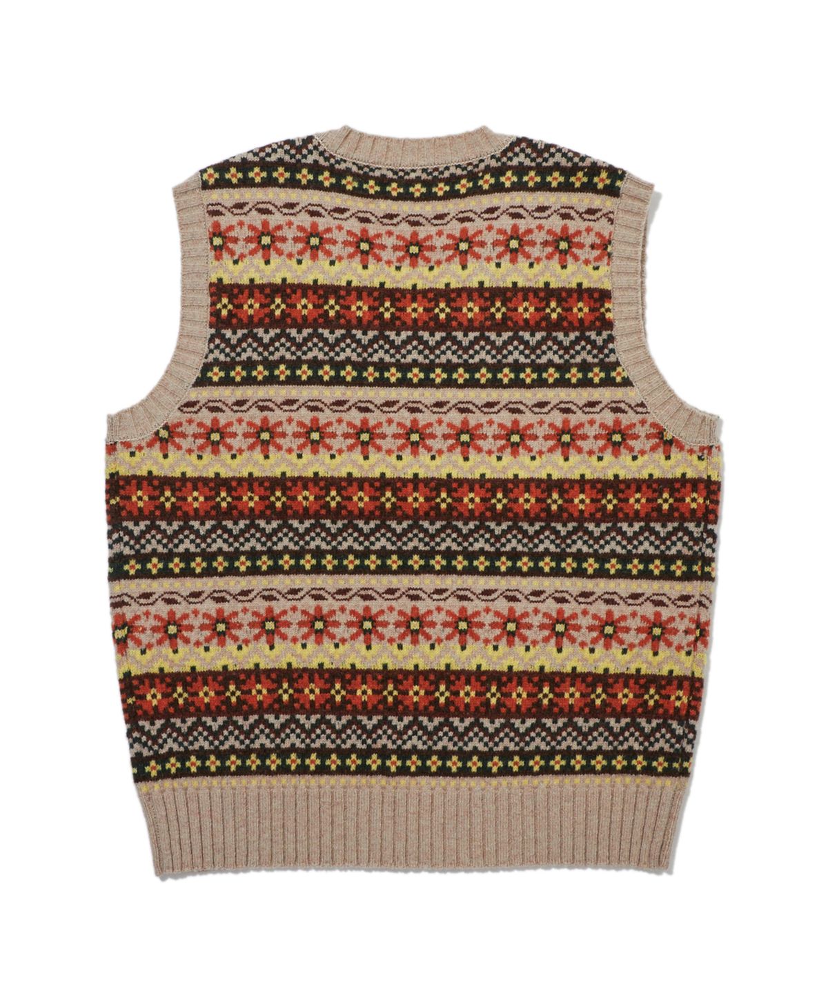 펜필드(PENFIELD) [TRAILWEAR] Lincoln Wool 페어아일 베스트 베이지_FR3KJ76U