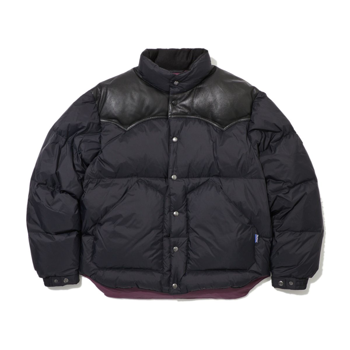 펜필드(PENFIELD) 락울 베이직 다운 점퍼 블랙_FR4WD100