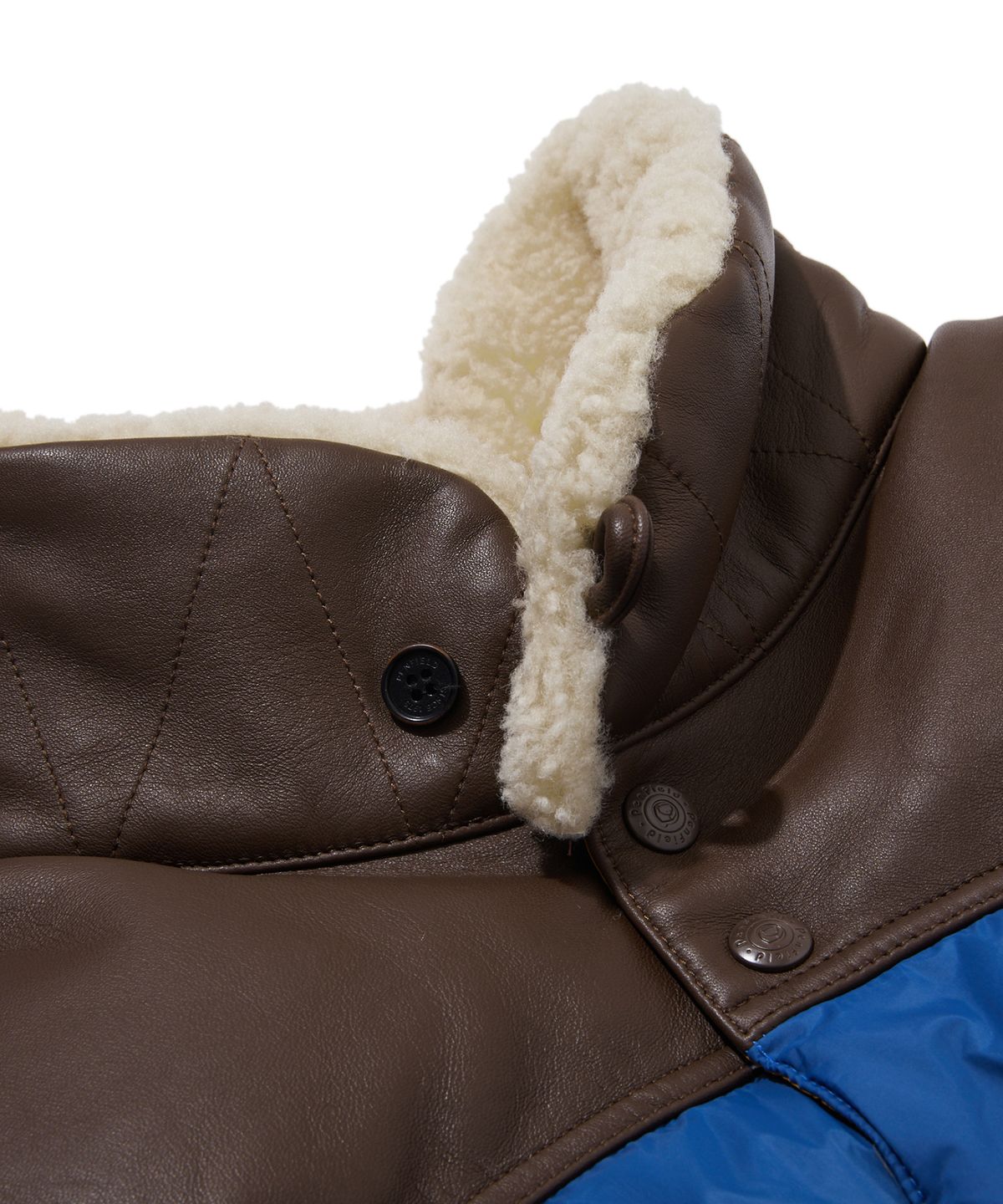 펜필드(PENFIELD) 락울 다운 점퍼 블루_FR4WD98U