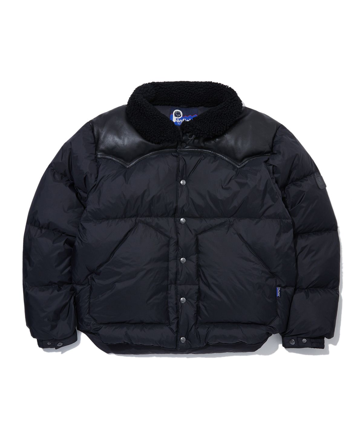 펜필드(PENFIELD) 락울 다운 점퍼 블랙_FR4WD99U