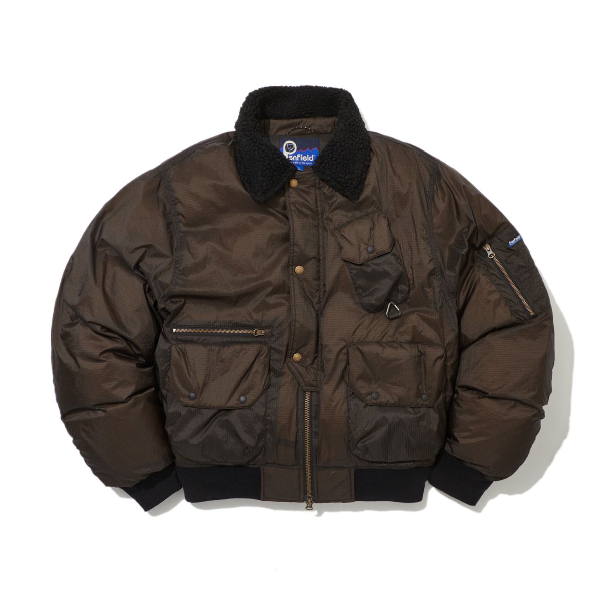 펜필드(PENFIELD) 나일론 유틸리티 에비에이터 다크브라운_FR4WD91U