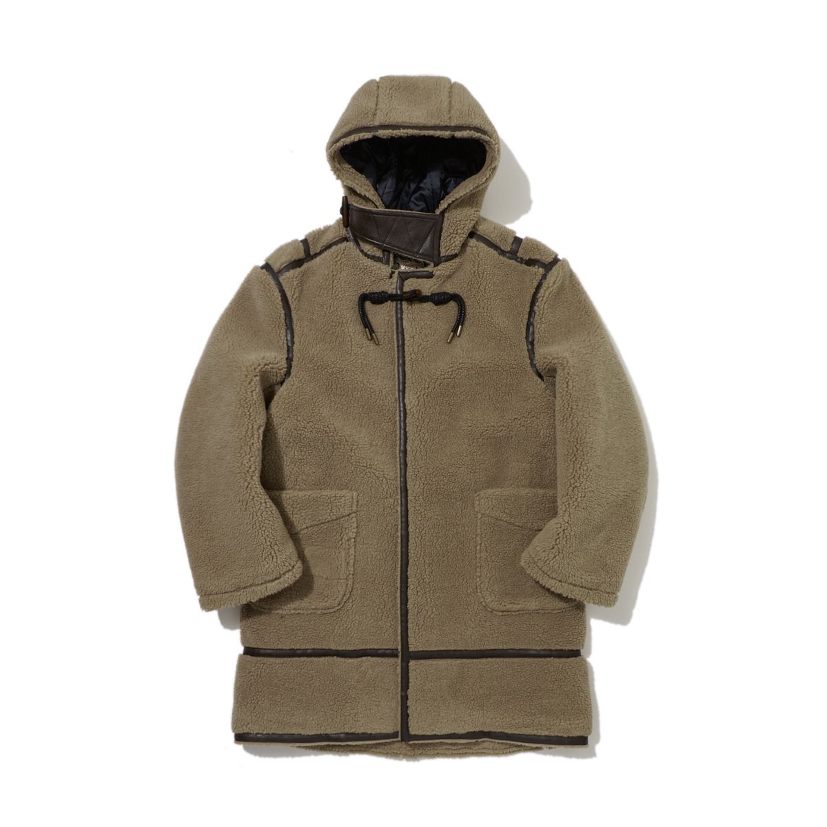 펜필드(PENFIELD) 울 블렌디드 익스페디션 더플 코트 베이지_FR4WJ34U