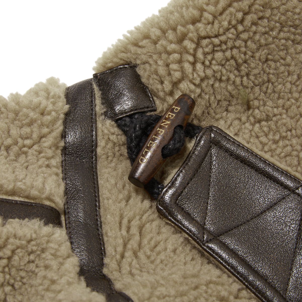 펜필드(PENFIELD) 울 블렌디드 익스페디션 더플 코트 베이지_FR4WJ34U