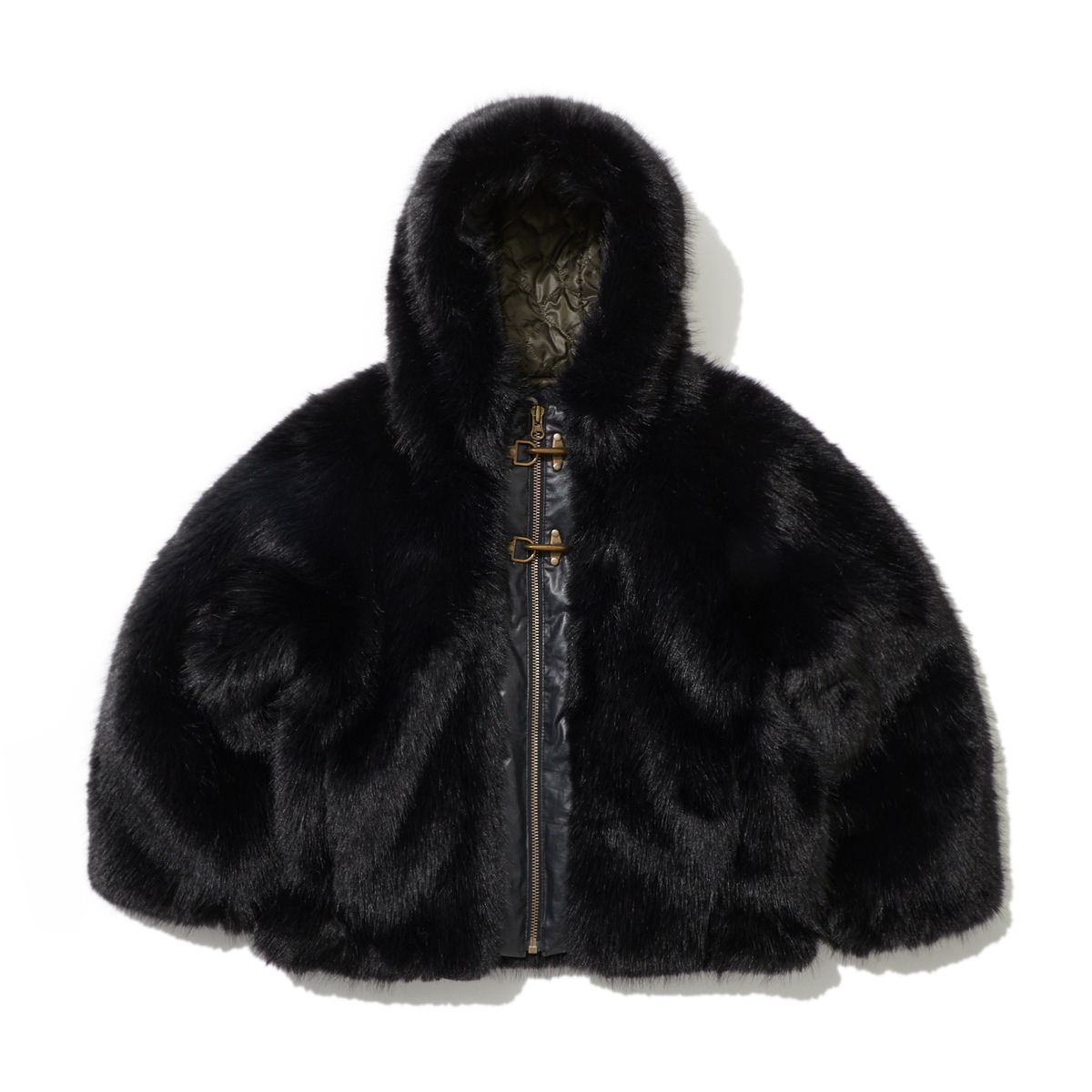 펜필드(PENFIELD) 크로우 퍼 후디 블랙_FR4WJ30U