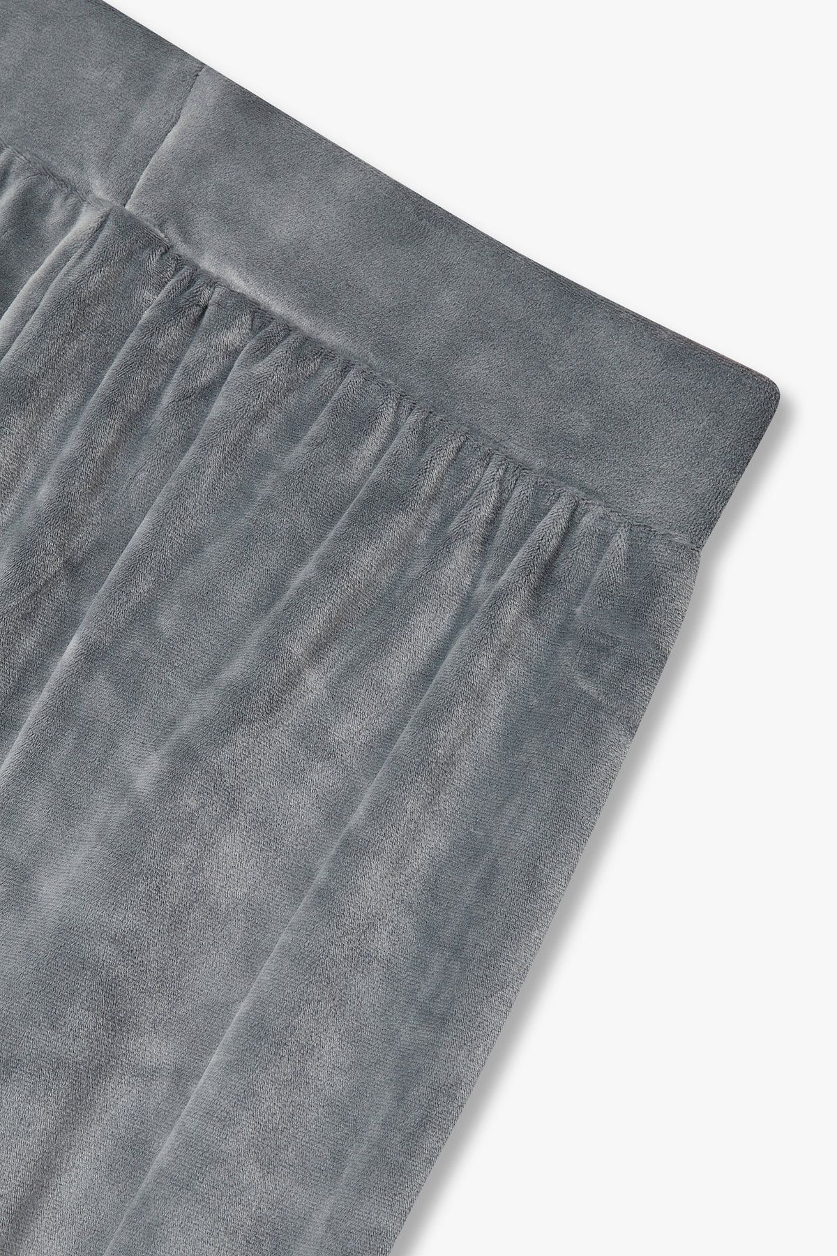엠포리오 아르마니 언더웨어(EMPORIO ARMANI UNDERWEAR) 여성 벨루어 라운지 트랙 팬츠_그레이 0825332509