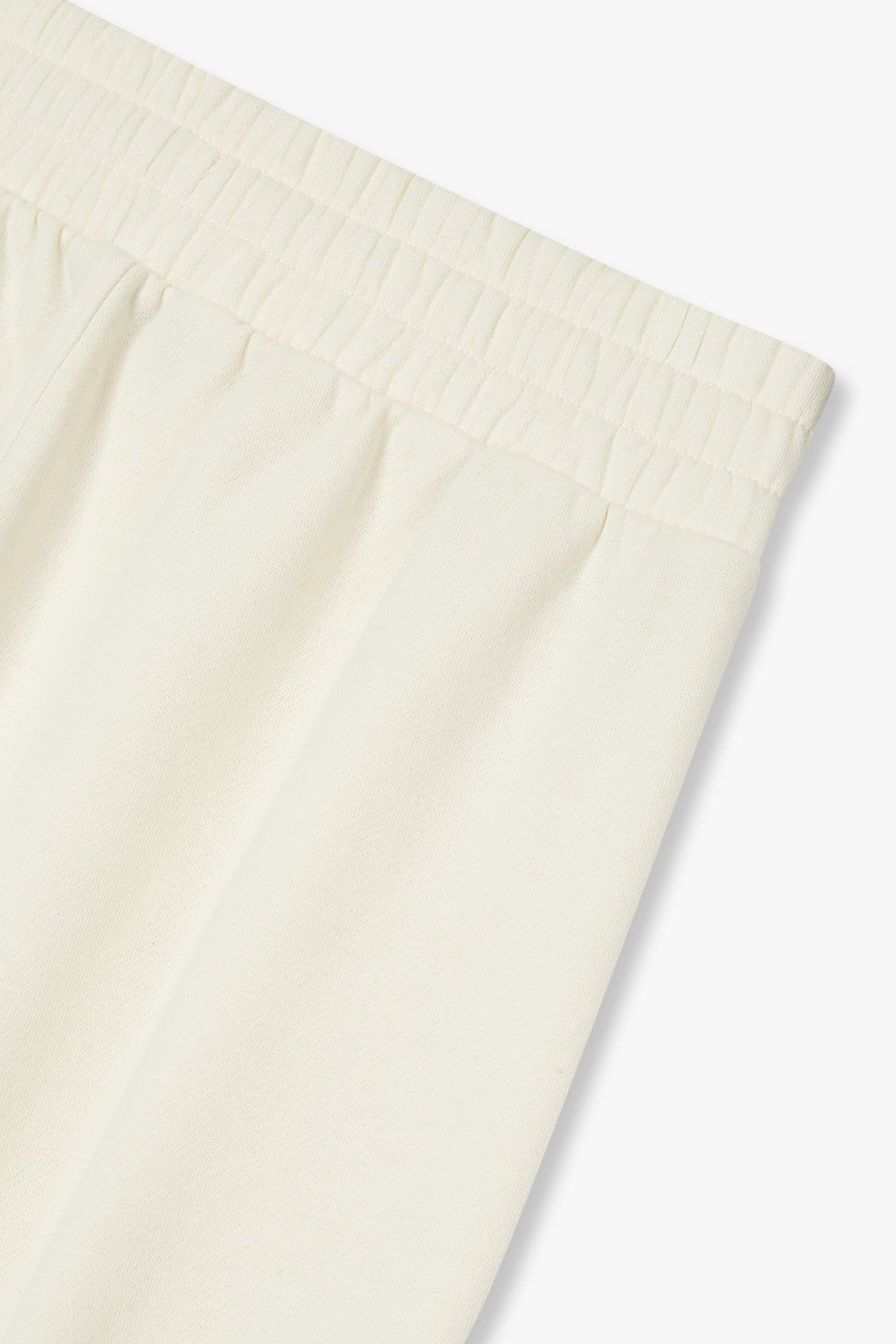 엠포리오 아르마니 언더웨어(EMPORIO ARMANI UNDERWEAR) 여성 서클 로고 라운지 조거 팬츠_아이보리 0825332519