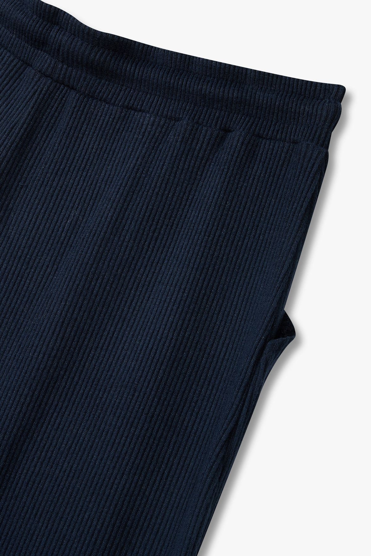 엠포리오 아르마니 언더웨어(EMPORIO ARMANI UNDERWEAR) 여성 리브드 루즈 핏 라운지 팬츠_마린 0825332512