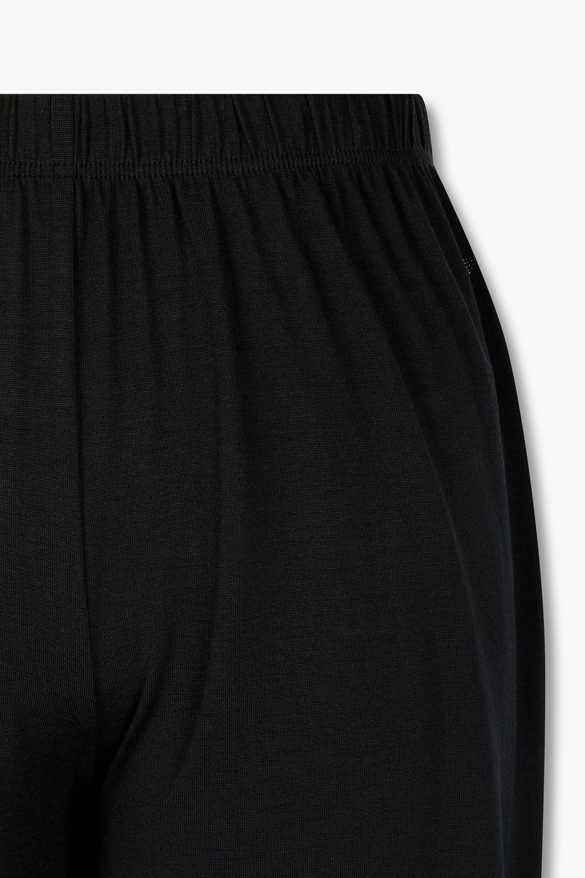 엠포리오 아르마니 언더웨어(EMPORIO ARMANI UNDERWEAR) 여성 리오셀 블렌드 라운지 팬츠_블랙 0825332504