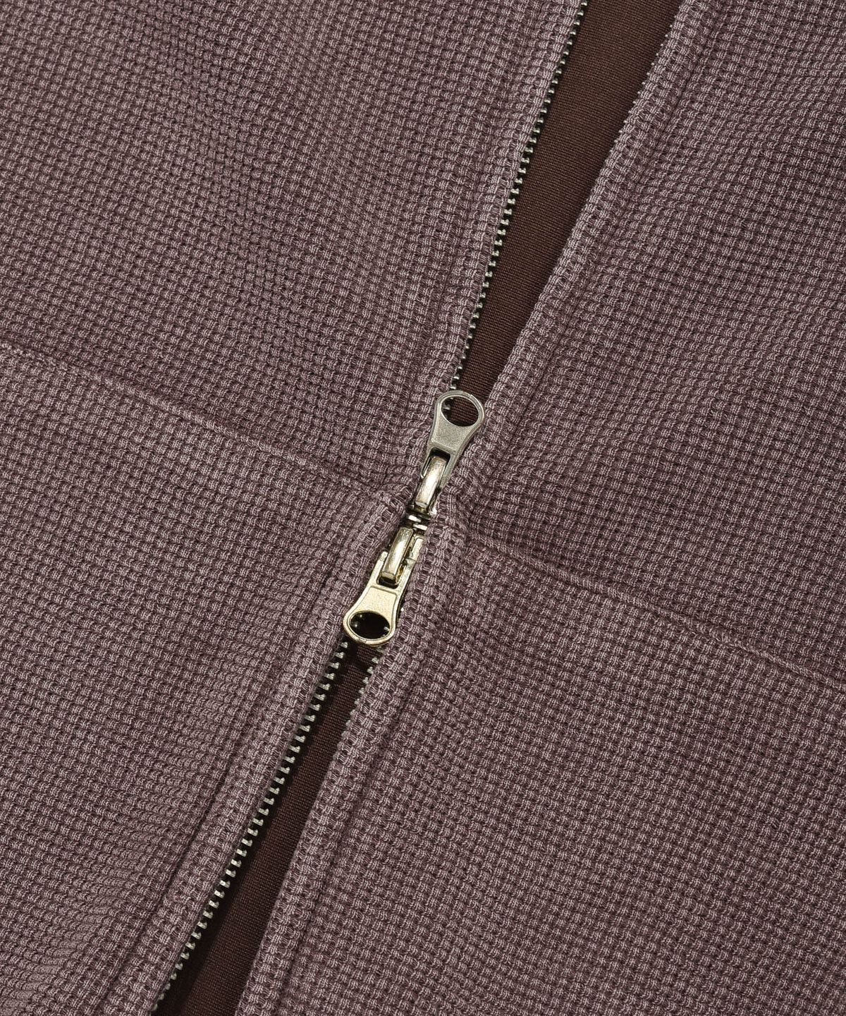 리트리버클럽(RETRIEVER CLUB) SCRIPT WAFFLE HOOD ZIP UP [BROWN]