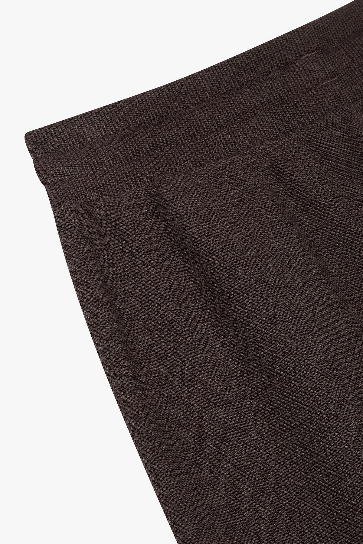 엠포리오 아르마니 언더웨어(EMPORIO ARMANI UNDERWEAR) 남성 로고 패치 조거 라운지 팬츠_초코 0815332020
