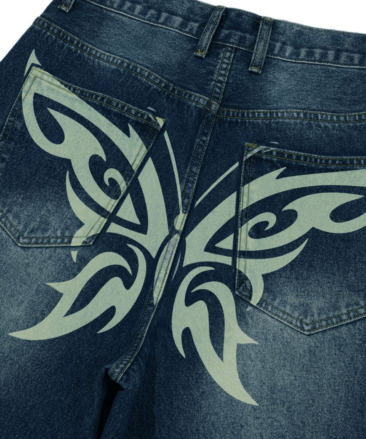 리트리버클럽(RETRIEVER CLUB) BUTTERFLY DENIM [BLUE]