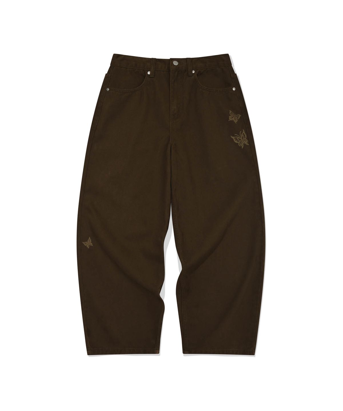 리트리버클럽(RETRIEVER CLUB) BUTTERFLY DENIM [BROWN]