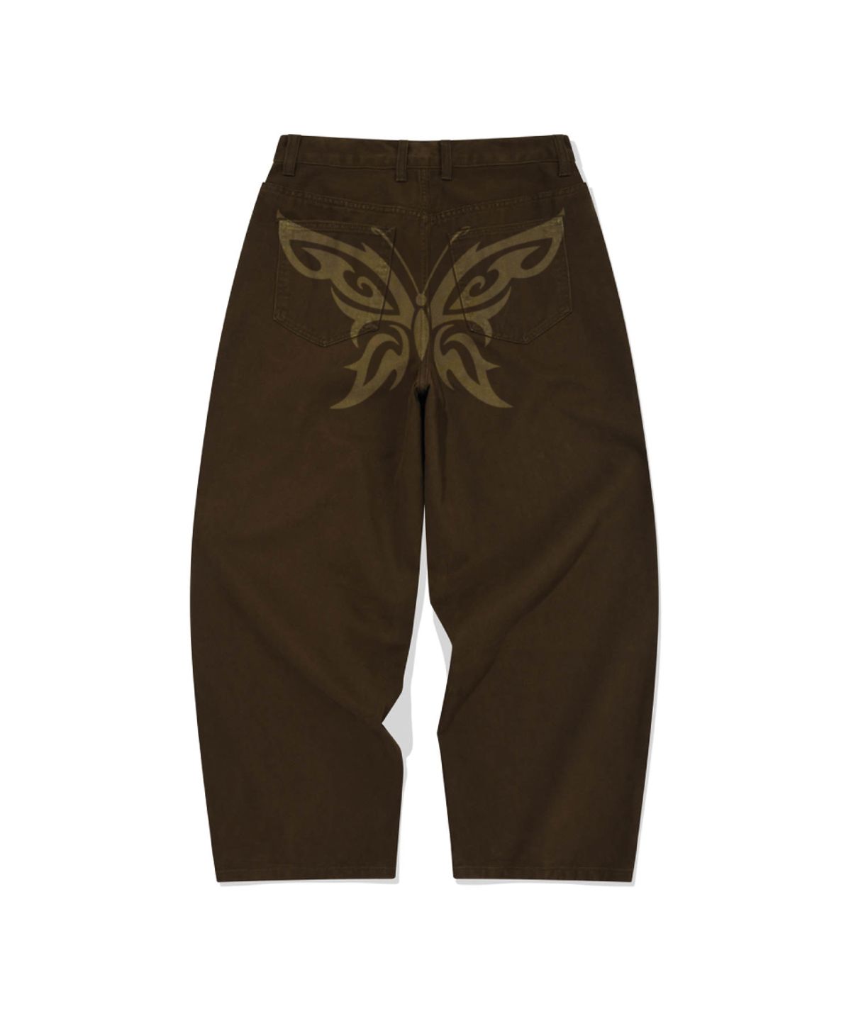 리트리버클럽(RETRIEVER CLUB) BUTTERFLY DENIM [BROWN]
