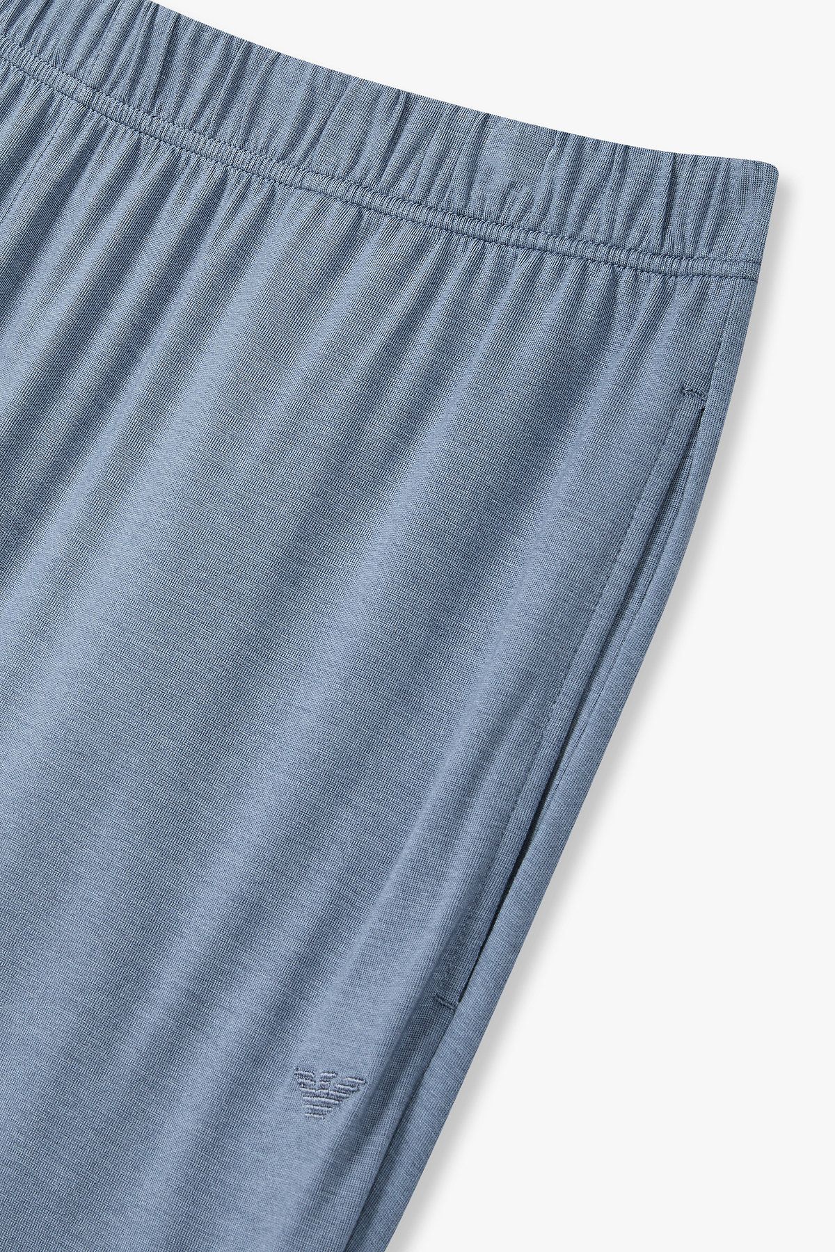 엠포리오 아르마니 언더웨어(EMPORIO ARMANI UNDERWEAR) 남성 리오셀 블렌드 라운지 팬츠_블루 0815332022