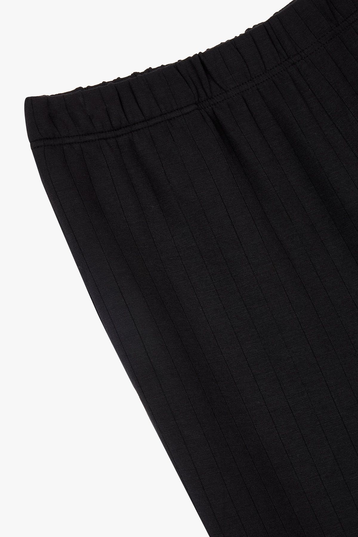 엠포리오 아르마니 언더웨어(EMPORIO ARMANI UNDERWEAR) 남성 스트라이프 레이온 파자마 팬츠_블랙 0815332016