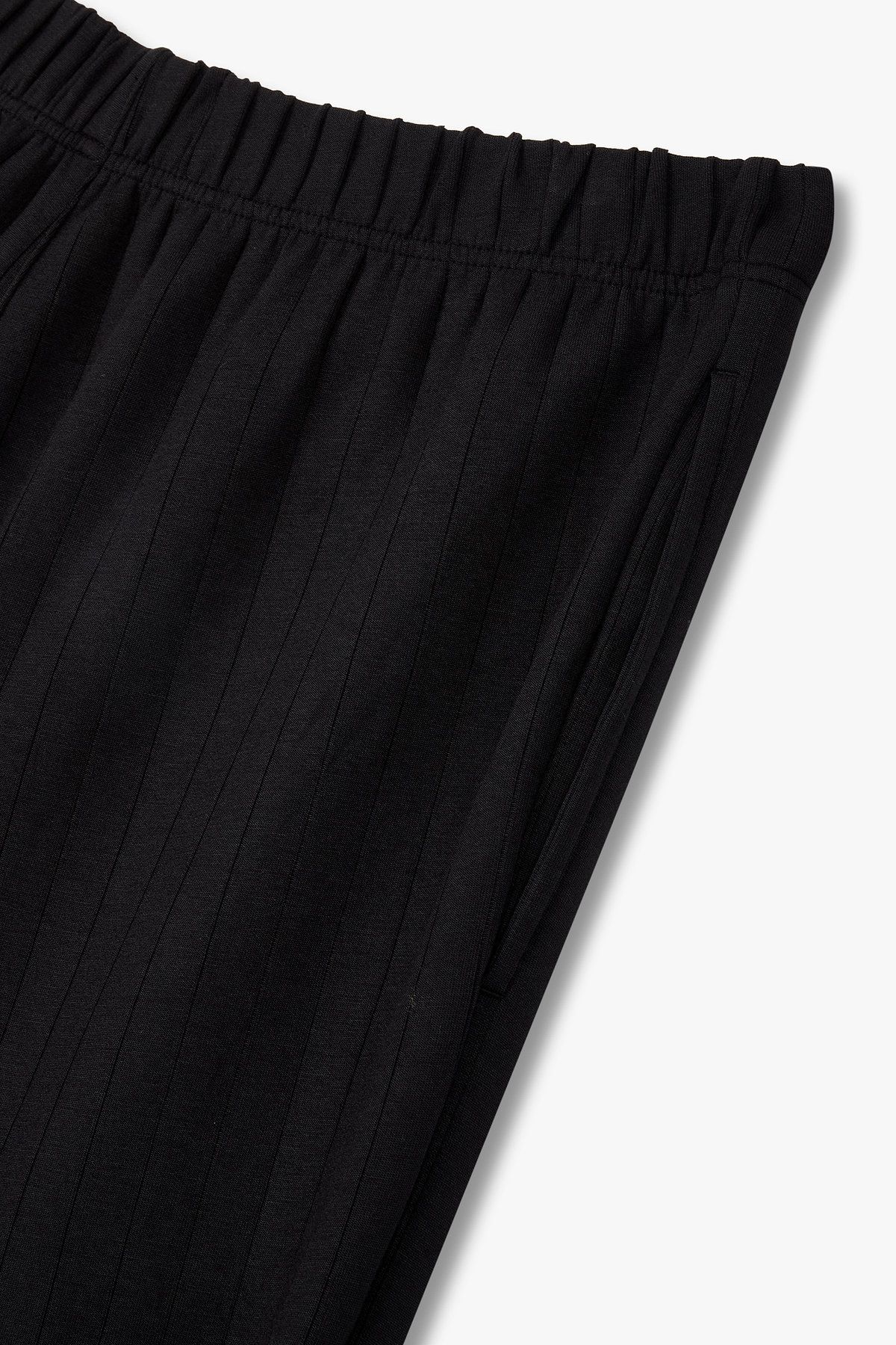 엠포리오 아르마니 언더웨어(EMPORIO ARMANI UNDERWEAR) 남성 스트라이프 레이온 파자마 팬츠_블랙 0815332016
