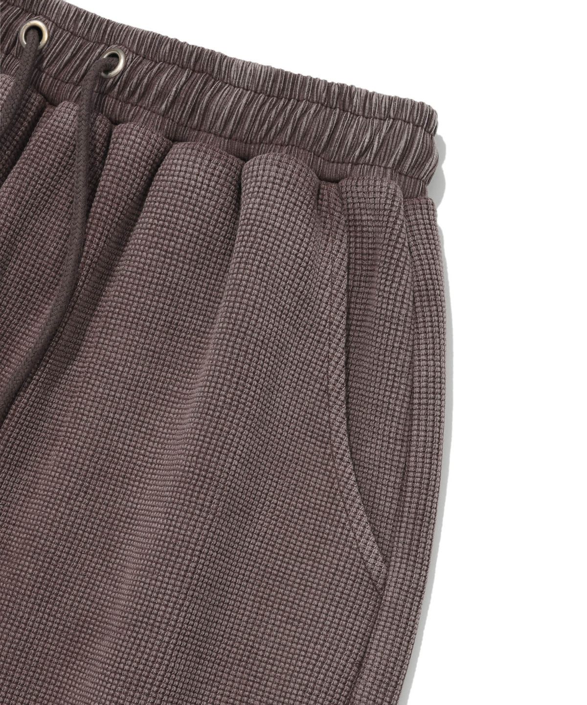 리트리버클럽(RETRIEVER CLUB) SCRIPT WAFFLE PANTS [BROWN]