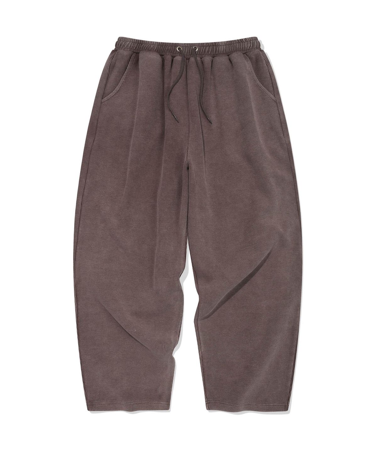 리트리버클럽(RETRIEVER CLUB) SCRIPT WAFFLE PANTS [BROWN]