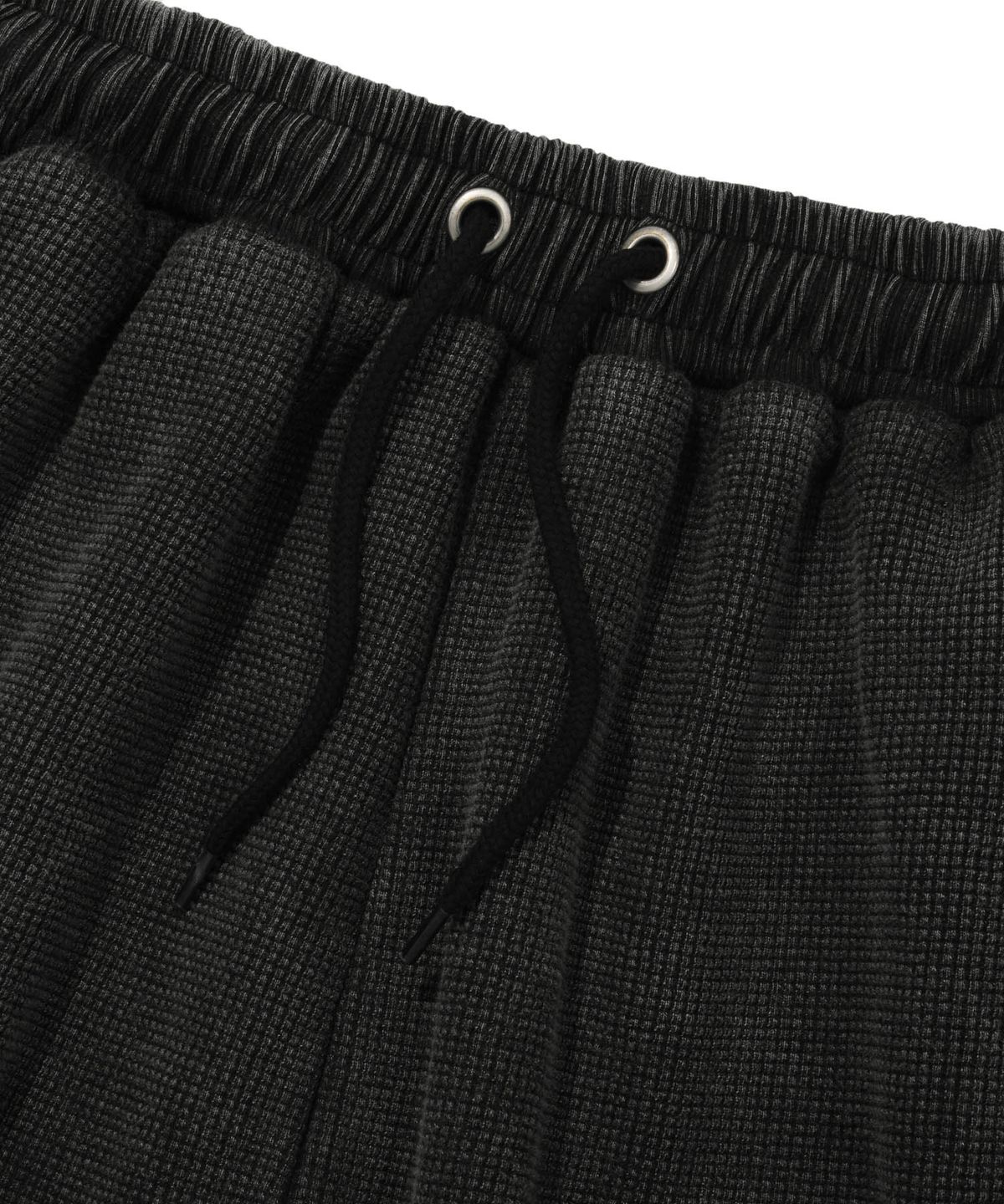 리트리버클럽(RETRIEVER CLUB) SCRIPT WAFFLE PANTS [BLACK]