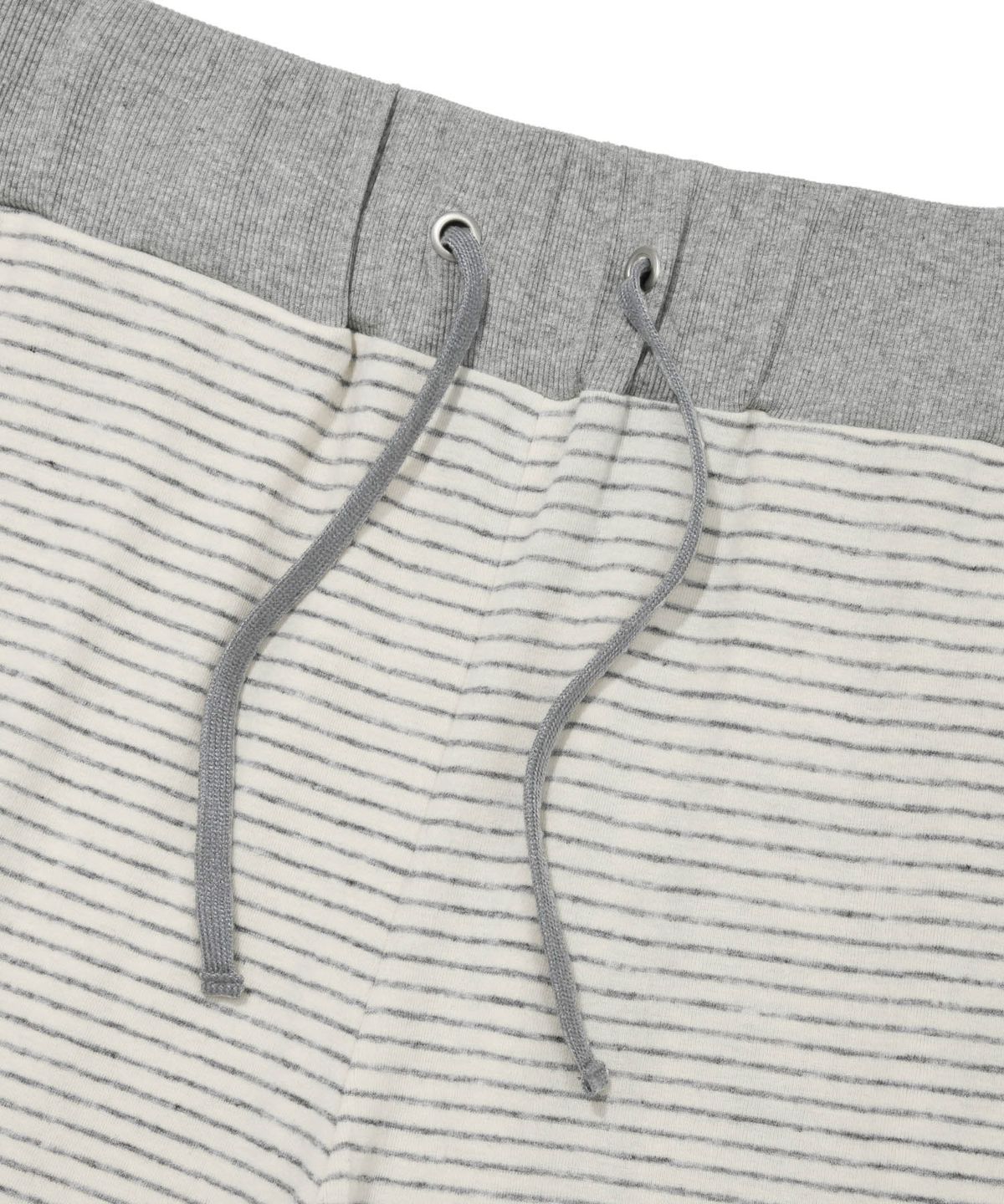 리트리버클럽(RETRIEVER CLUB) STRIPE SWEAT PANTS [IVORY]