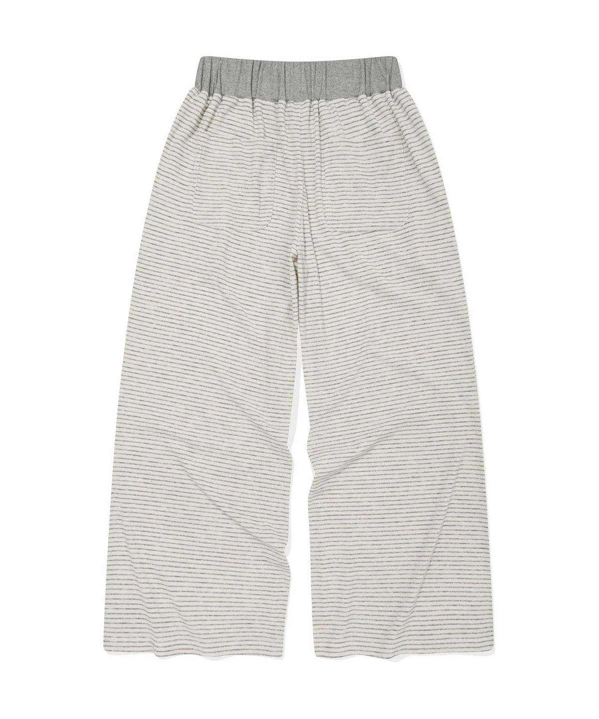 리트리버클럽(RETRIEVER CLUB) STRIPE SWEAT PANTS [IVORY]