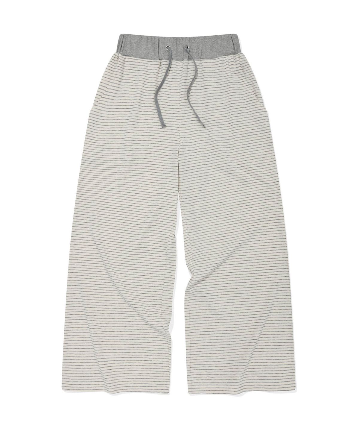 리트리버클럽(RETRIEVER CLUB) STRIPE SWEAT PANTS [IVORY]