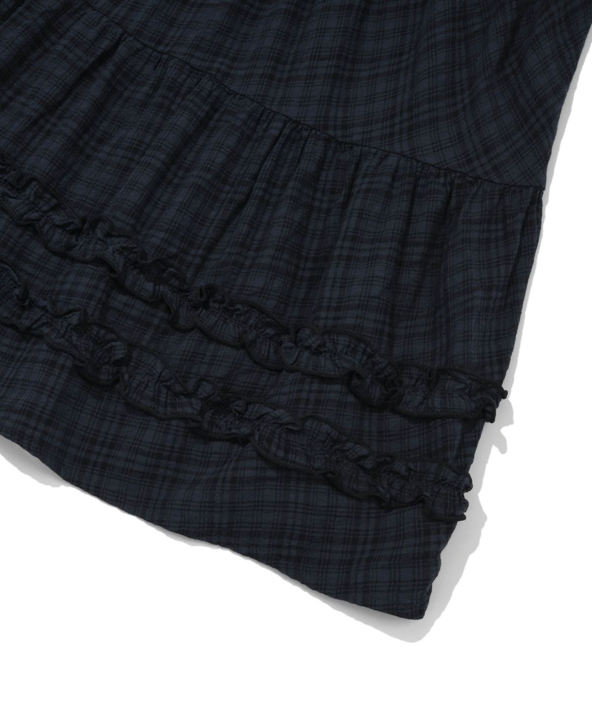 리트리버클럽(RETRIEVER CLUB) FRILL LINE SKIRT [NAVY]
