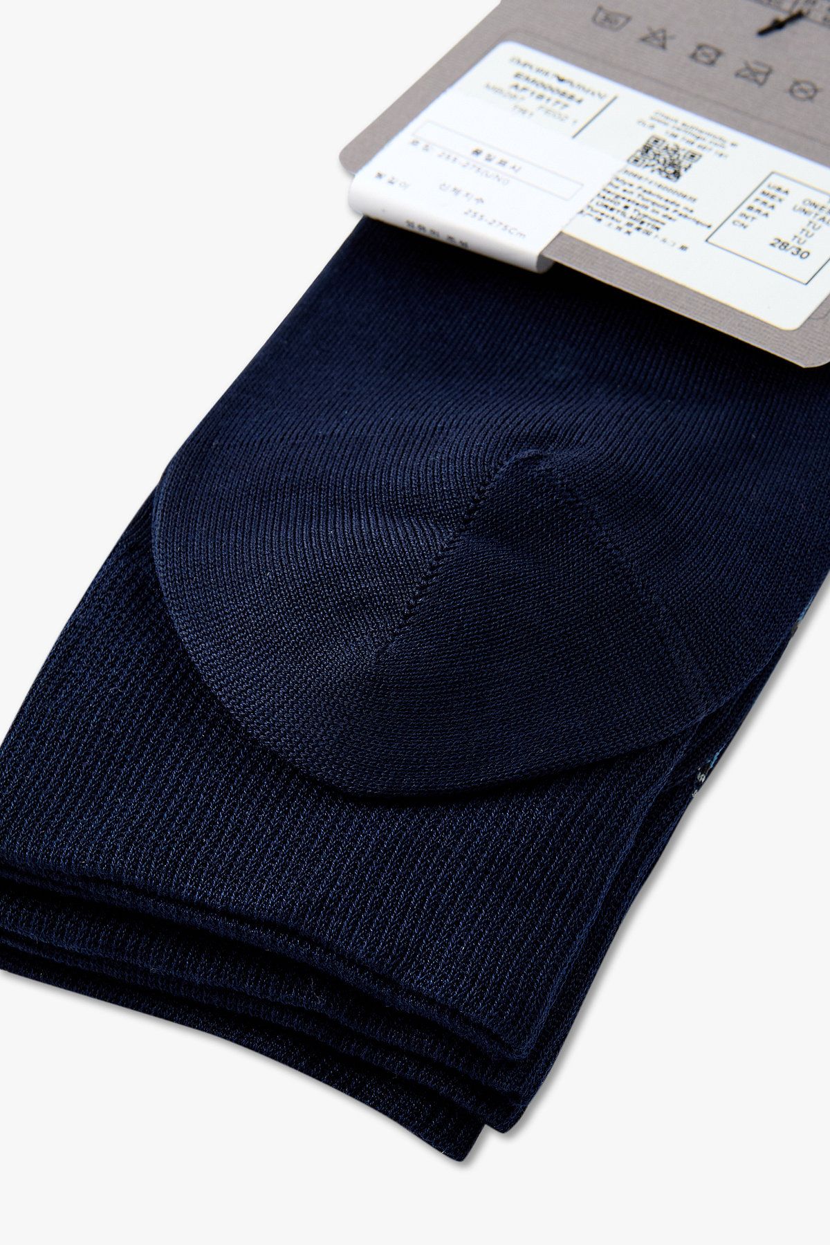 엠포리오 아르마니 언더웨어(EMPORIO ARMANI UNDERWEAR) 남성 이글 로고 코튼 삭스 3PACK_블루 08M5345002