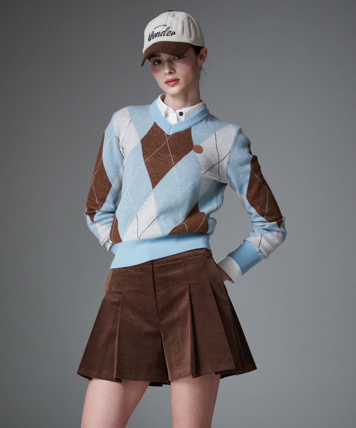 크림골프(KLIMGOLF) [Re-order] 아가일 긴팔 풀오버