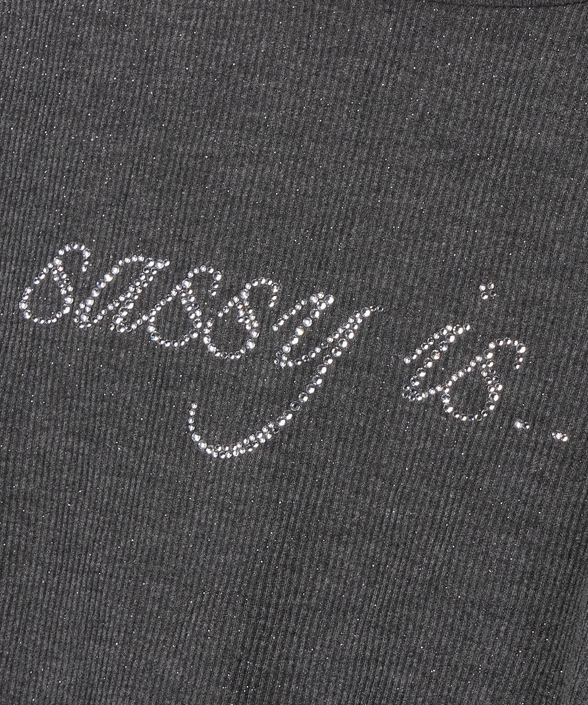 유얼쎄시(YOUR SASSY) Twinkle Slit Sleeve Hoodie Tee (GRAY)