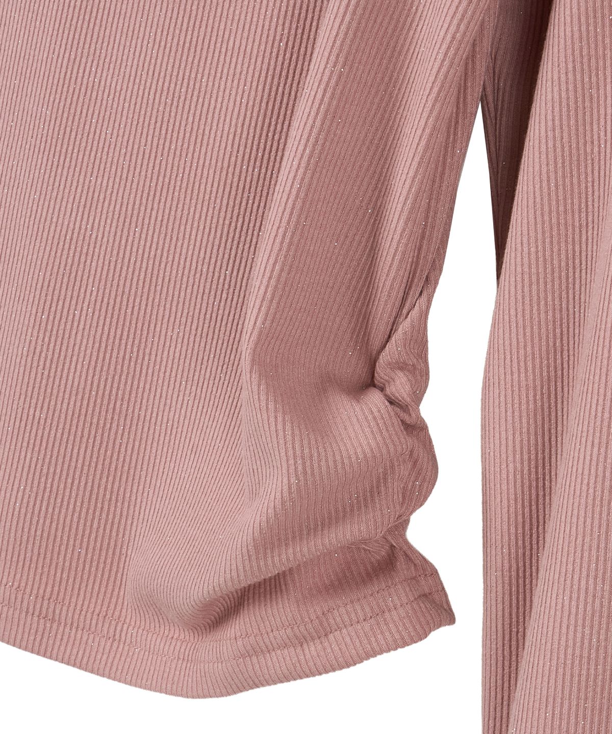 유얼쎄시(YOUR SASSY) Twinkle Slit Sleeve Hoodie Tee (PINK)