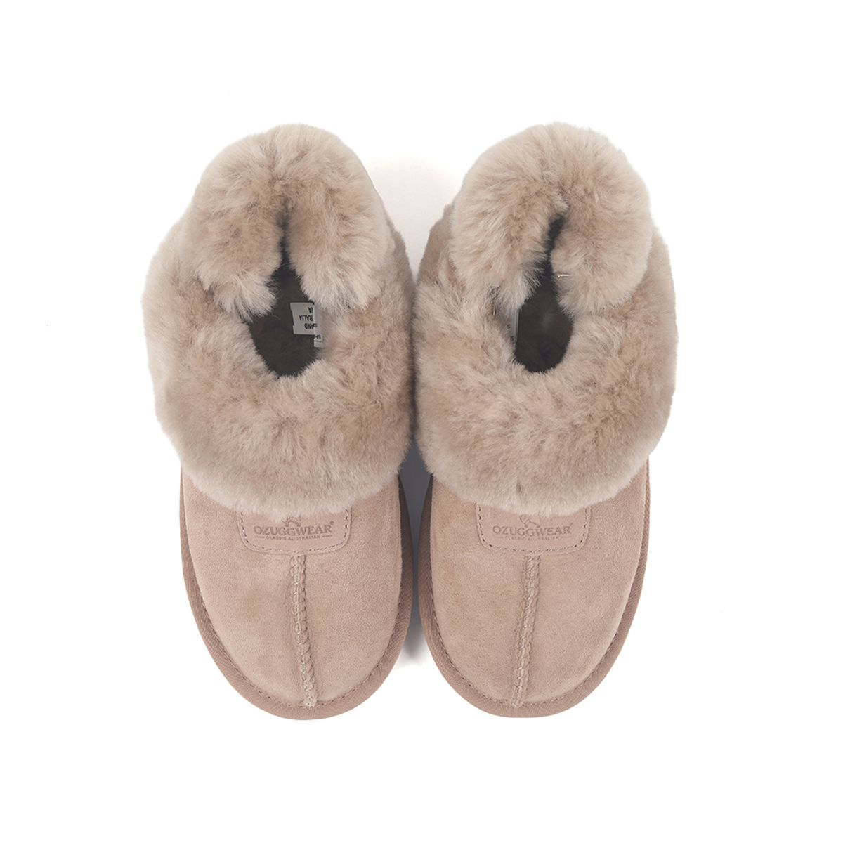 오즈어그웨어(OZ UGG WEAR) 어덜트 코게트 슬리퍼 울스트랩 브론즈