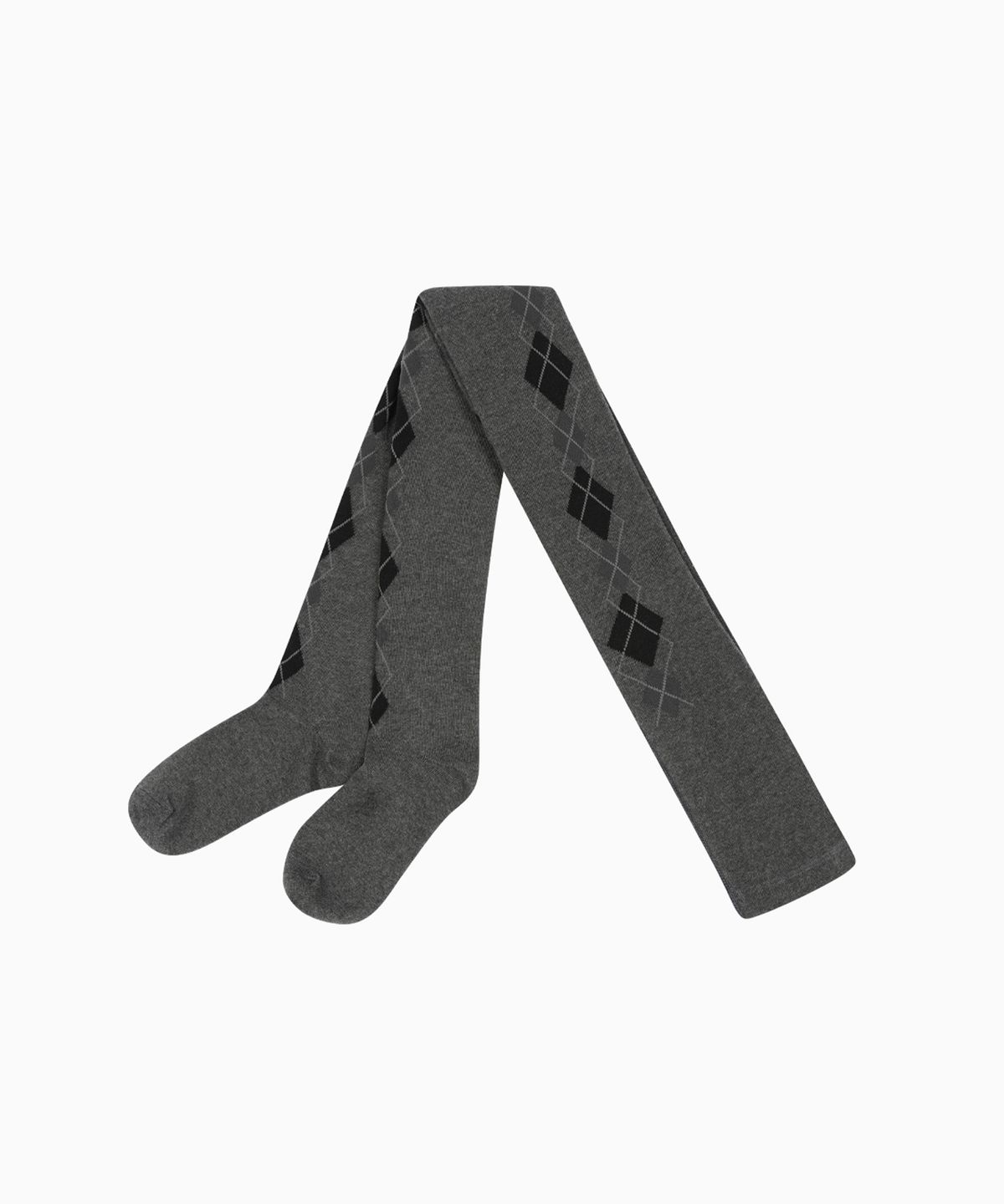 오헤시오(OHESHIO) ARGYLE PATTERN TIGHTS, GRAY
