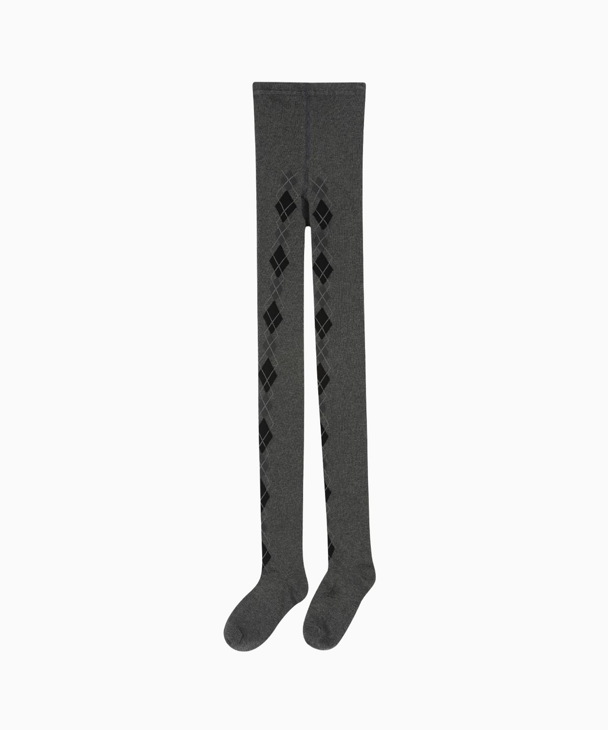 오헤시오(OHESHIO) ARGYLE PATTERN TIGHTS, GRAY