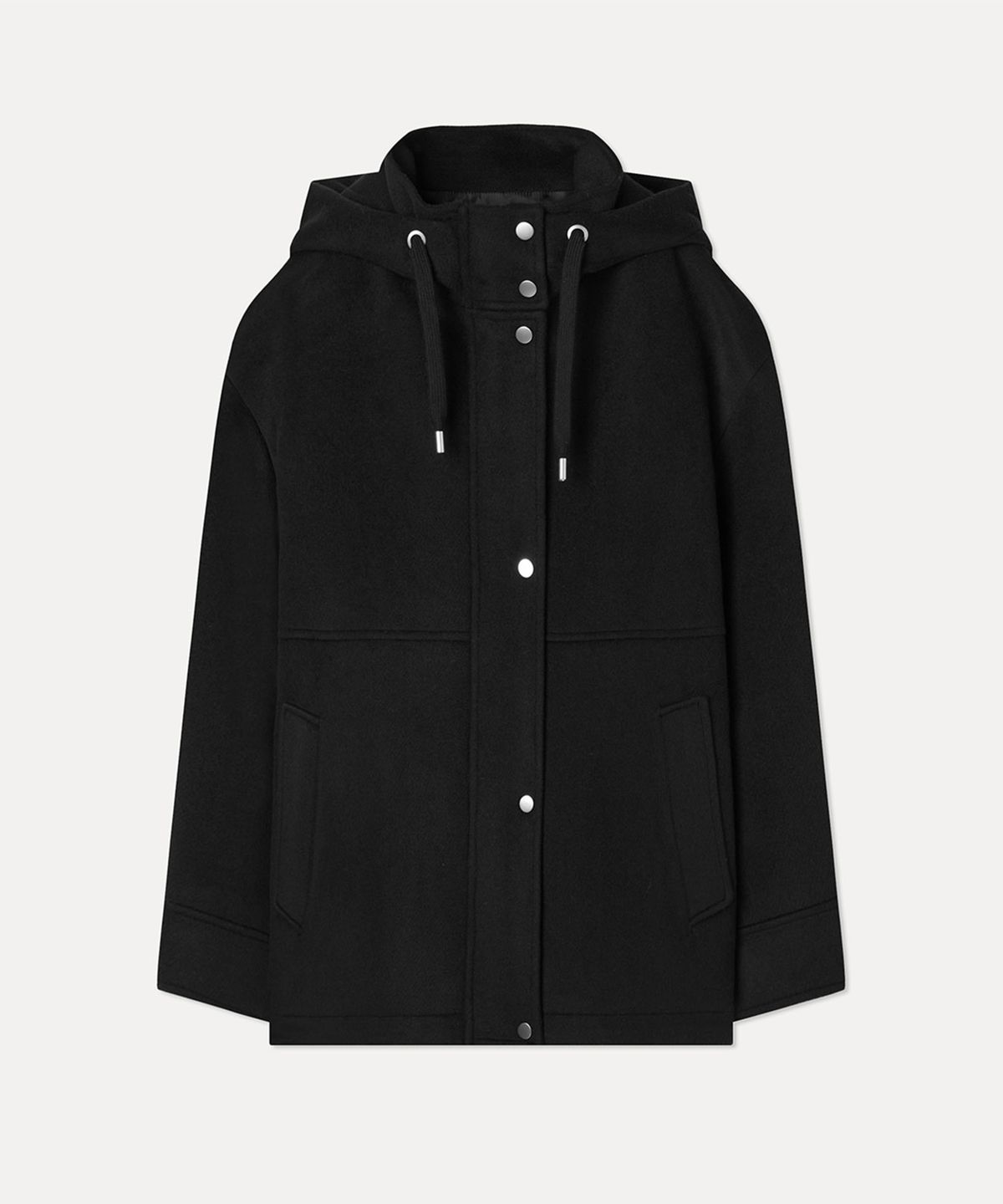 미쏘(MIXXO) 캐주얼 후드 하프코트_MIWJHG111C