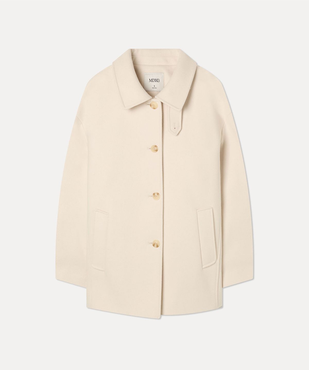 미쏘(MIXXO) 스탠카라 하프코트_MIWJHG12PB
