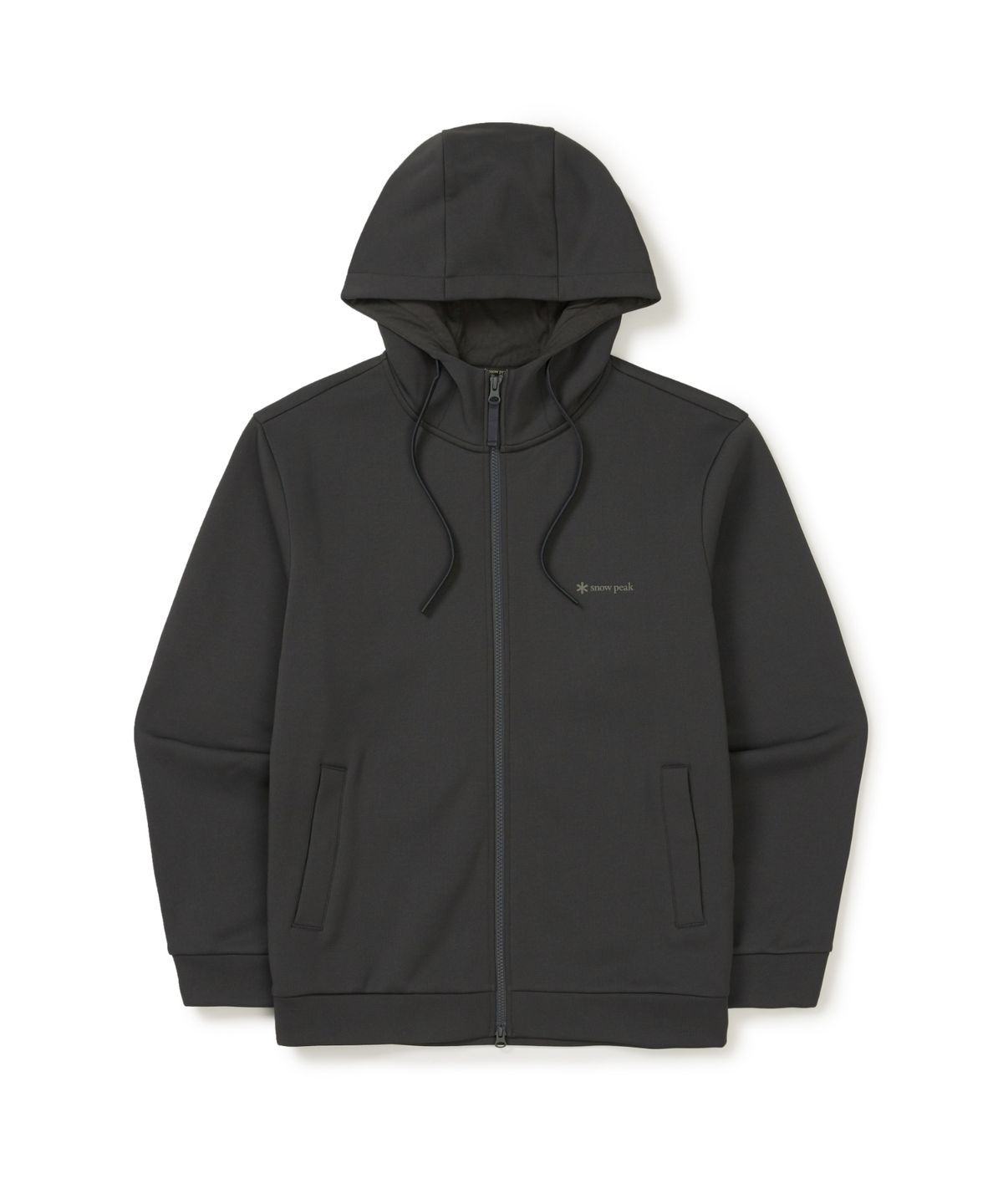 스노우피크 어패럴(SNOWPEAK APPAREL) 써밋그리드 후드 집업 (S25WMTFJ30) Charcoal Gray
