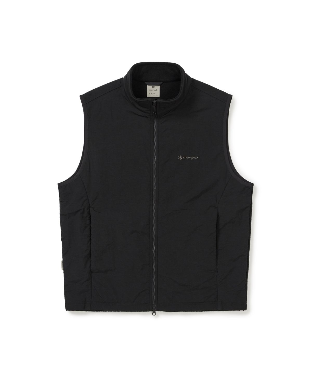 스노우피크 어패럴(SNOWPEAK APPAREL) 플리스 베스트 (S25WMFVE74) Black