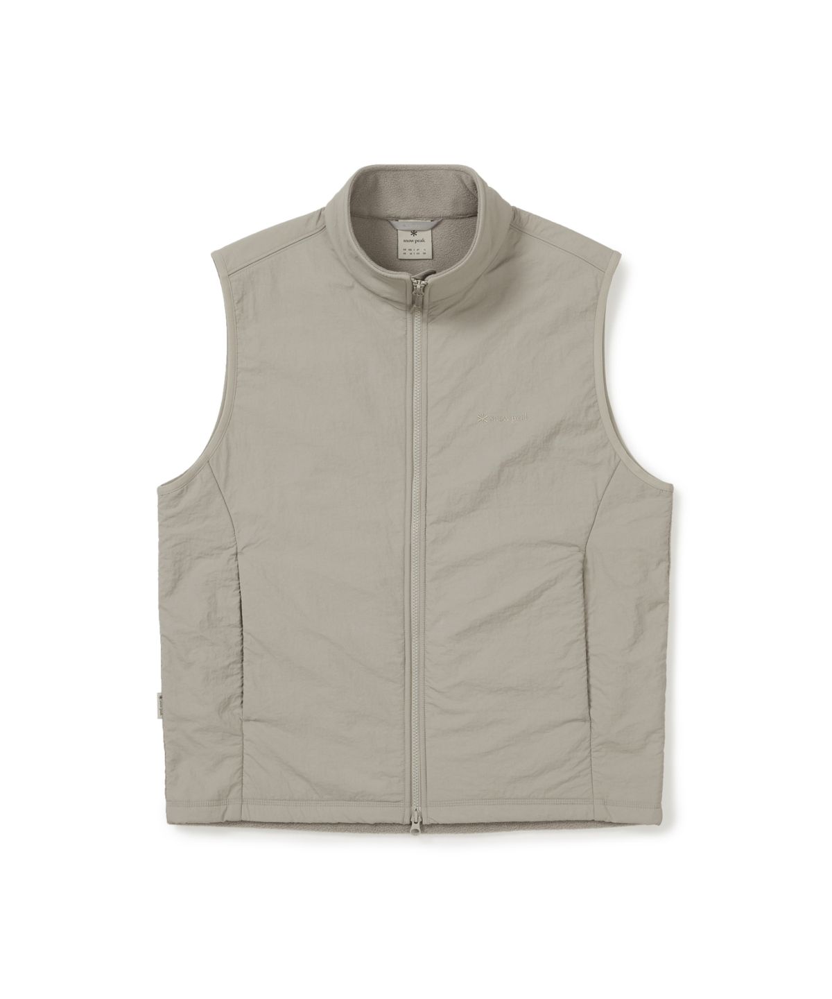 스노우피크 어패럴(SNOWPEAK APPAREL) 플리스 베스트 (S25WMFVE74) Fog Gray
