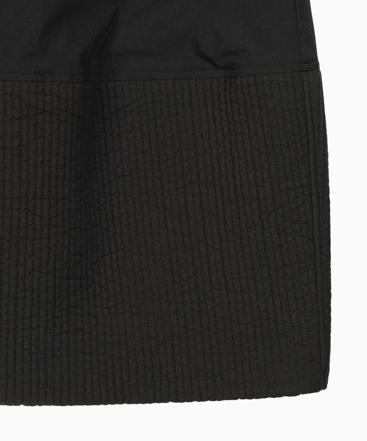 오헤시오(OHESHIO) PADDED BANDING POCKET SKIRT, BLACK
