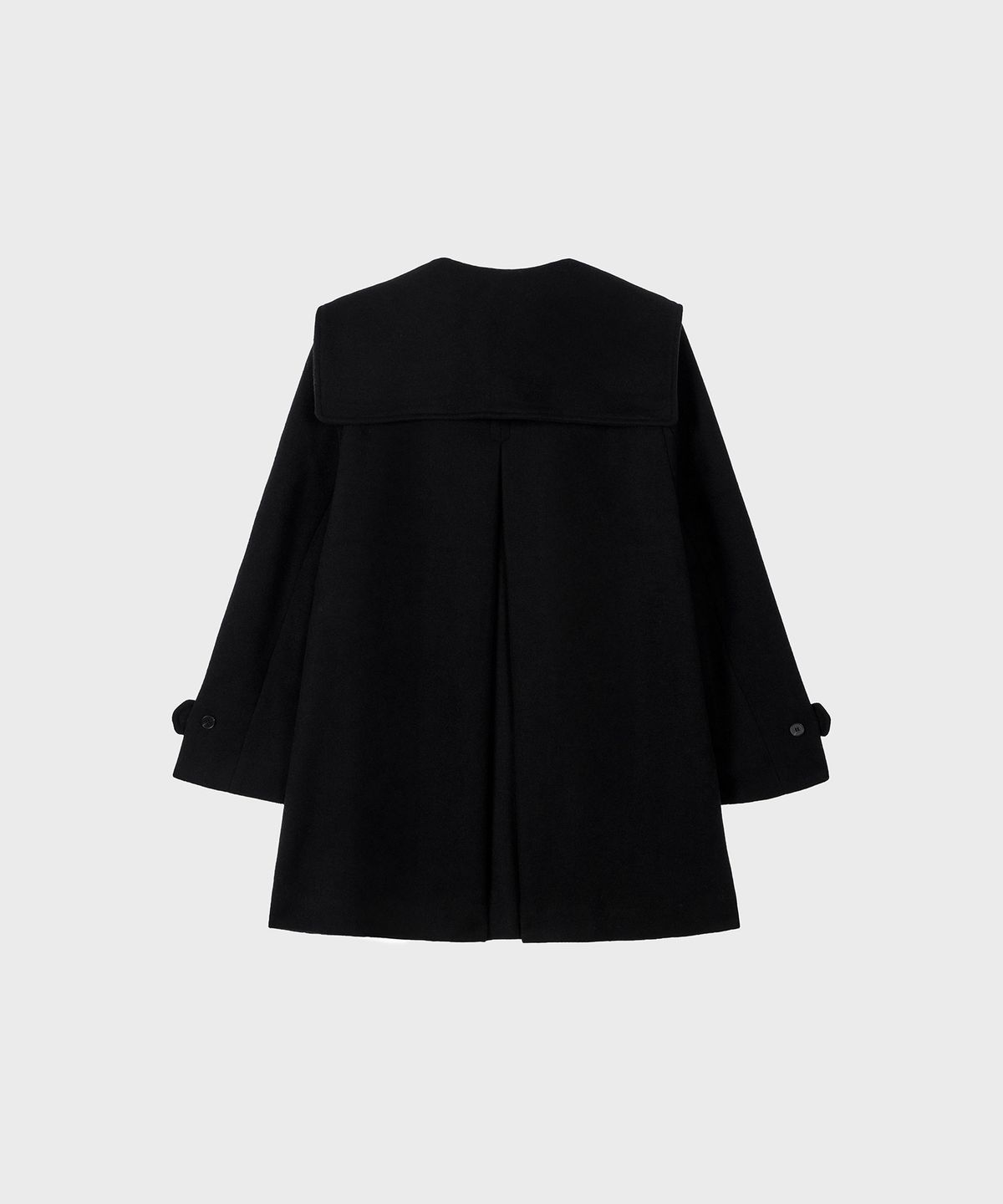 알키알카(ALKI ALKA) Sailor Half Coat (Black)