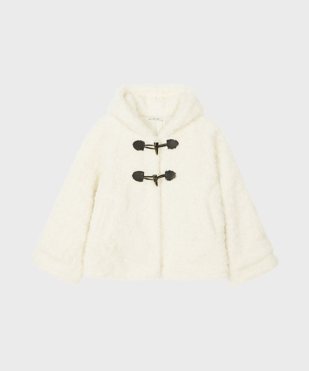 알키알카(ALKI ALKA) Fur Hoodie Jacket (Ivory)