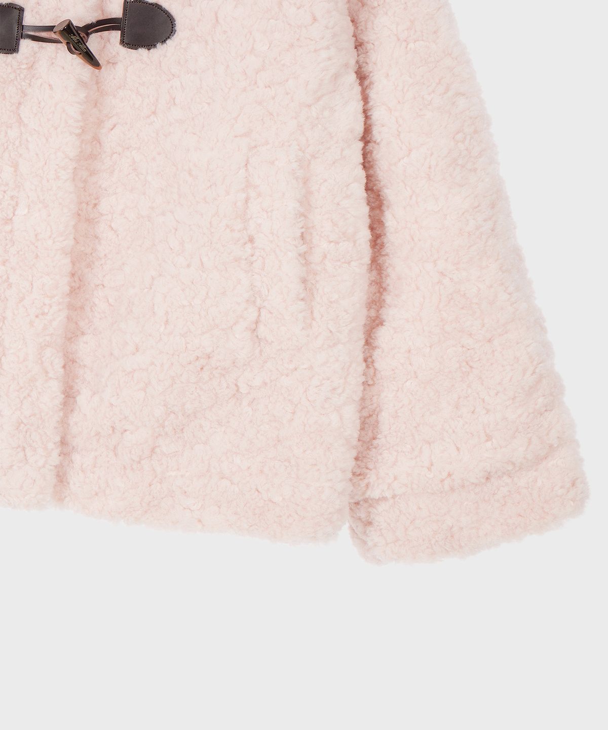 알키알카(ALKI ALKA) Fur Hoodie Jacket (Light Pink)