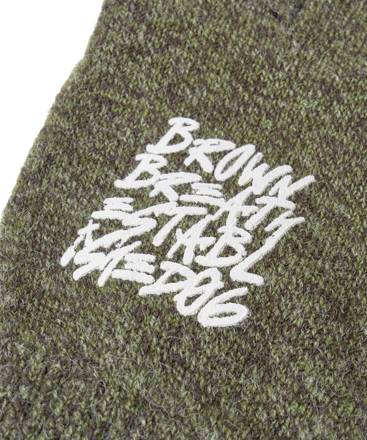 브라운브레스(BROWNBREATH) FINGERLESS GLOVES - KHAKI