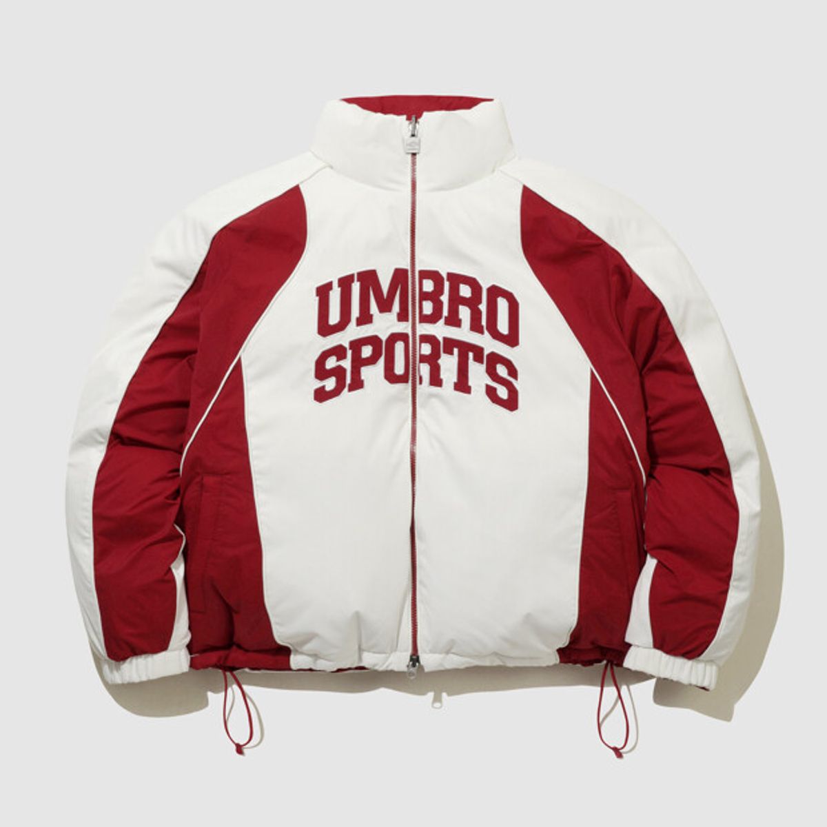 엄브로(UMBRO) 시그니쳐 리버서블 머스코비 덕 다운 자켓 아이보리 UQ421CDJD1