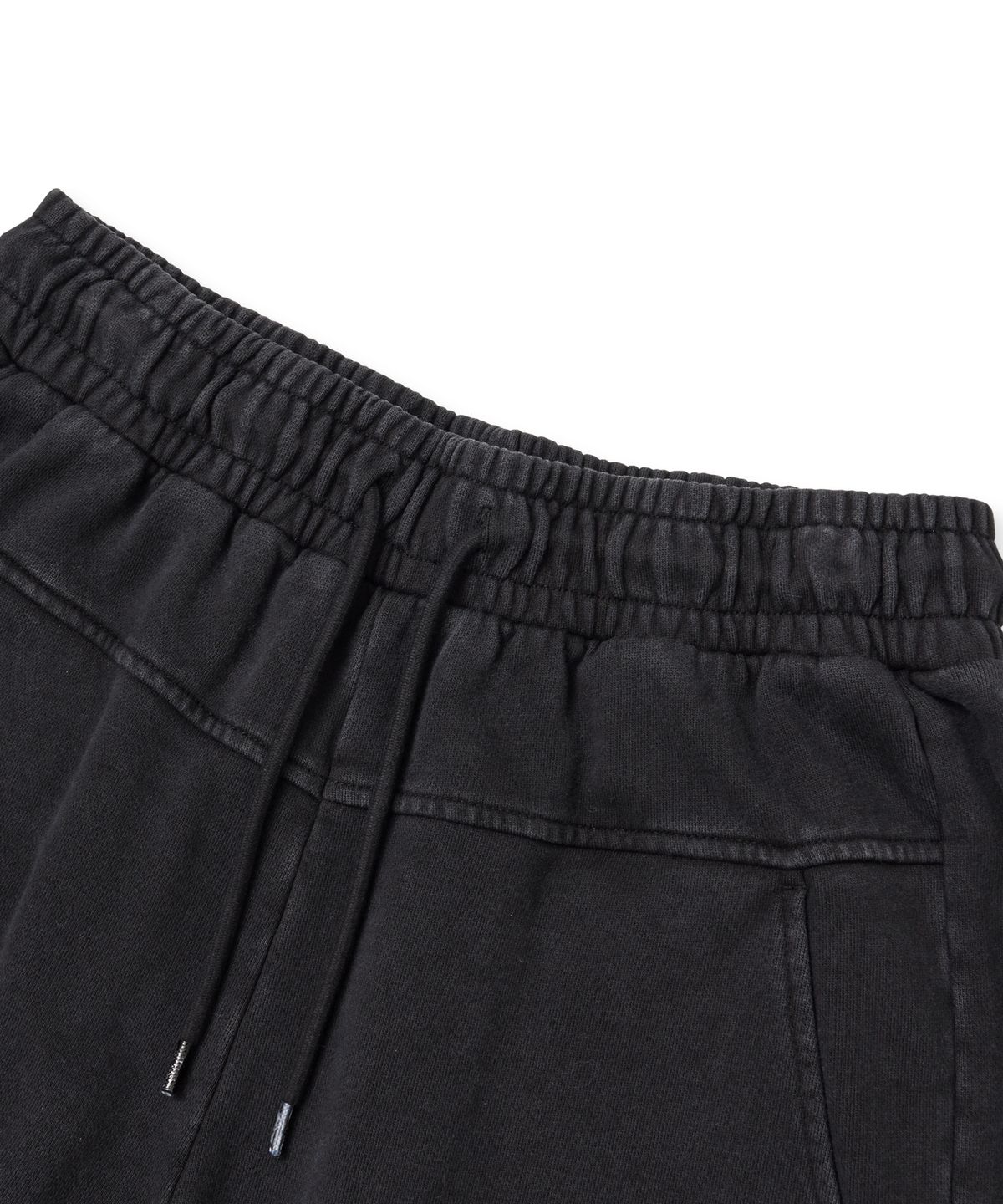 브라운브레스(BROWNBREATH) GRADATION WASHED SWEAT PANTS - BLACK