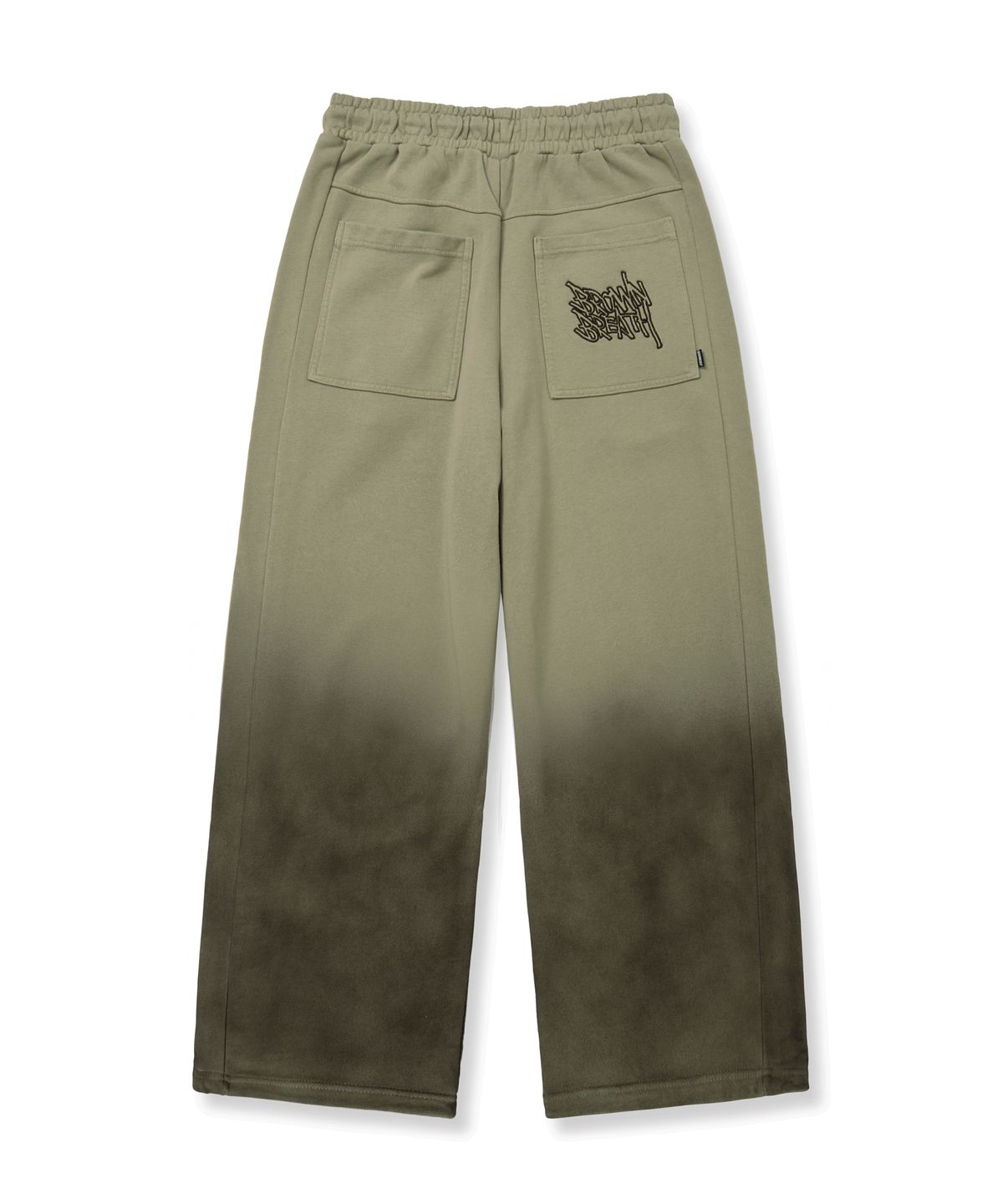 브라운브레스(BROWNBREATH) GRADATION WASHED SWEAT PANTS - BEIGE